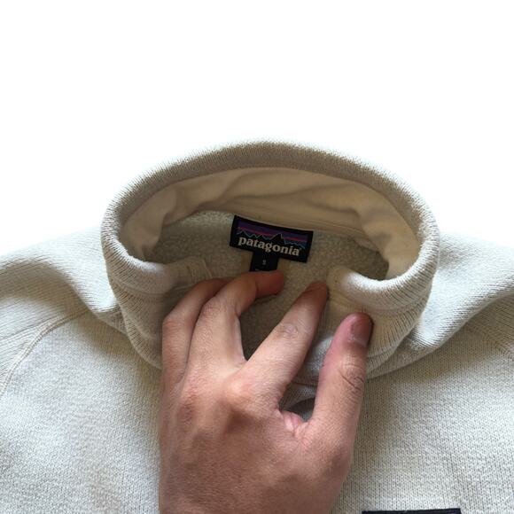 Patagonia Womens Better Sweater Jacket Fleece Full Zip White Size Small 25542 - Picture 3 of 7